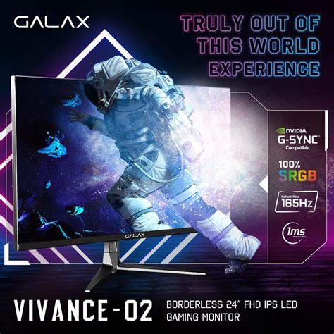 Jual Monitor Led Galax Gaming Vivance Fullhd Hz Ms Ips Port