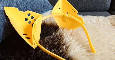 cyber cat ears  zthuee   stl model printablescom