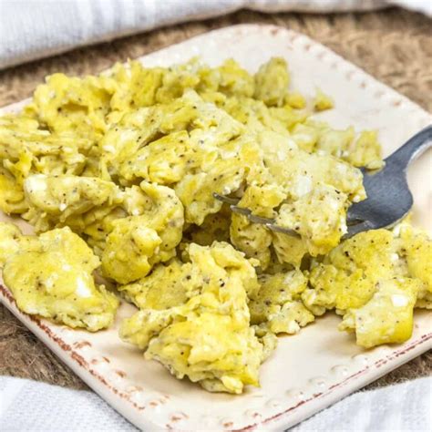 Olive Oil Scrambled Eggs Tamara Ray