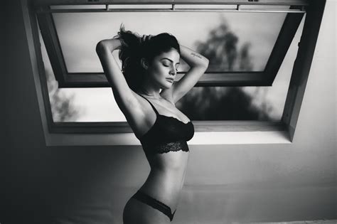 Fondos de pantalla mujer monocromo modelo ventana fotografía