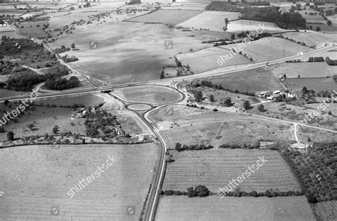 Aerial View M5 Motorway Under Construction Editorial Stock Photo ...