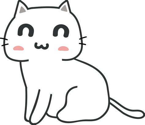 Cute Cat Cartoon Kitty 8483763 Png