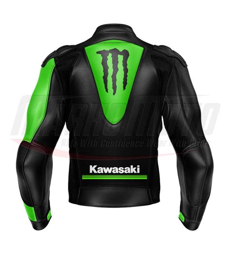 Kawasaki Ninja Green Black Sun Style 2021 Motorcycle Jacket Marko