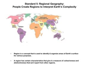 Understanding Regional Geography