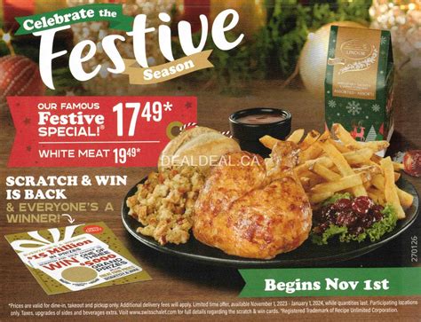 Experience The Famous Festive Special At Swiss Chalet