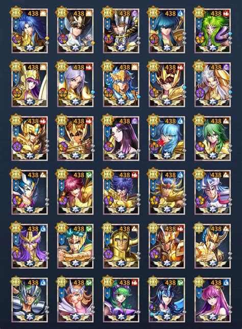 Tier List Saint Seiya Legend Of Justice