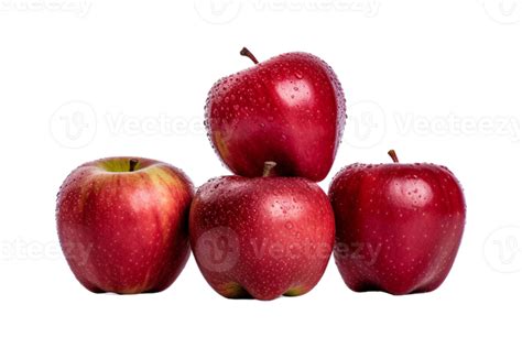 A Group Of Red Apples Isolated On Transparent Background 26552866 Png