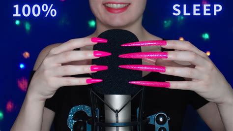 Asmr Mic Scratching Brain Scratching With Different Nail Shapes No