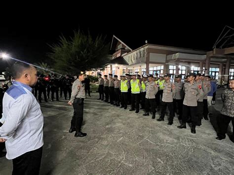 Polisi Sukses Amankan Rapat Pleno Terbuka Rekapitulasi Hasil