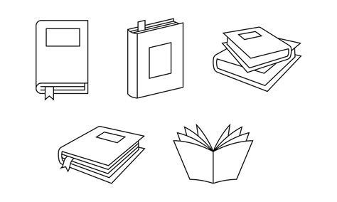 Book Outline Vector Art Icons And Graphics For Free Download