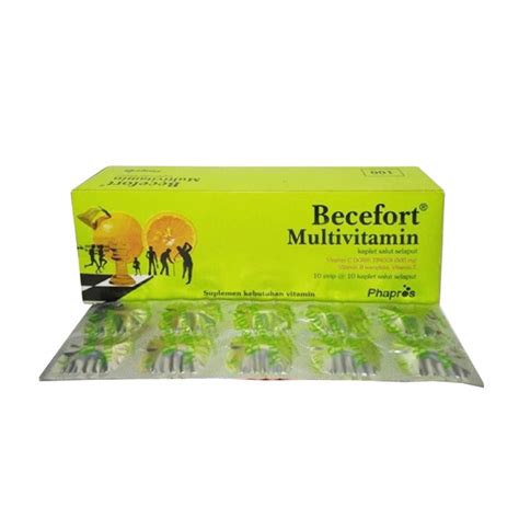 Jual Becefort Strip Tablet Shopee Indonesia