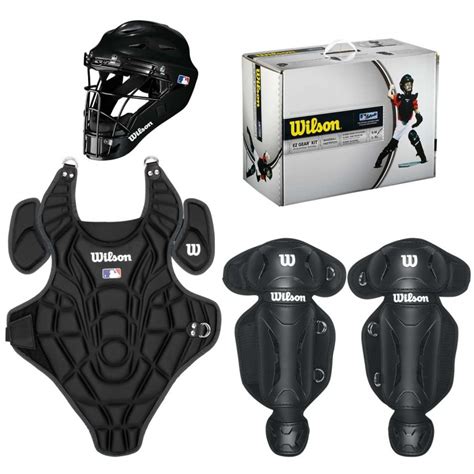 Wilson Sm Age 5 7 Ez Gear Youth Catchers Gear Kit A32 116 Blk