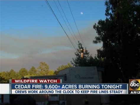 Cedar Fire Grows To More Than 12000 Acres