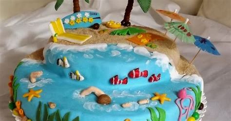 La Buona Cucina Di Katty Torta Beach Holiday My Torte Decorate In