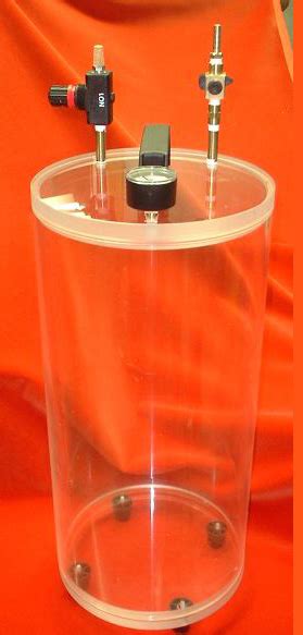 Acrylic Round Vacuum Chamber Abbess Instruments Vacuum Chambers