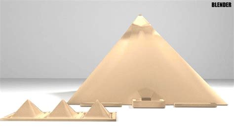 Khufu Pyramid 3d Model By Faizal3dx