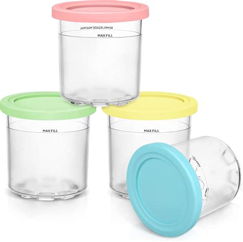 Firjoy Containers Extra Replacement Pints And Lids For