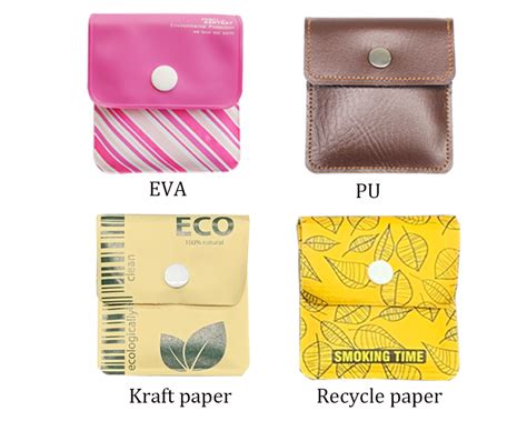 Uketa Eco Friendly Recycled Kraft Paper Portable Pouch Pocket Ashtray