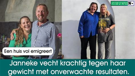 Een Huis Vol Emigreert Janneke Vecht Krachtig Tegen Haar Gewicht Met