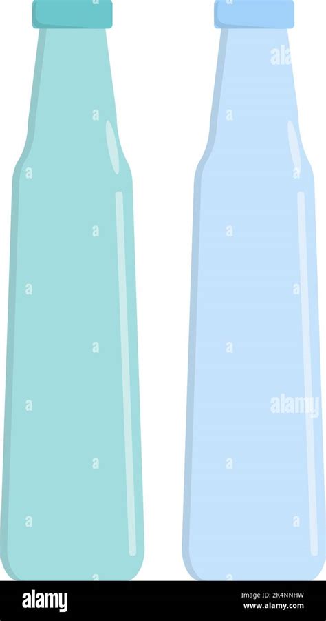 Glass Bottles Illustration Vector On A White Background Stock Vector Image And Art Alamy