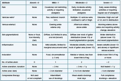 Pitting Edema Scale 1 4