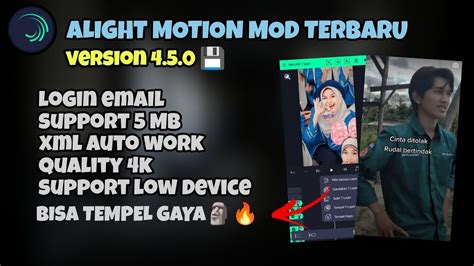 Terbaru Alight Motion Mod Versi Support Semua Versi Android