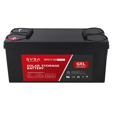 12V200Ah deep cycle gel battery - BRAVA