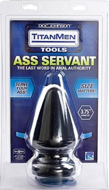 Doc Johnson TitanMen Tools Butt Plug Ass Servant Black 19cm Skroutz Gr