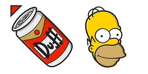 Homer Simpson Duff Beer