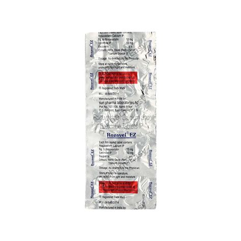 Buy Rozavel Ez Strip Of 10 Tablets Online At Flat 18 OFF PharmEasy