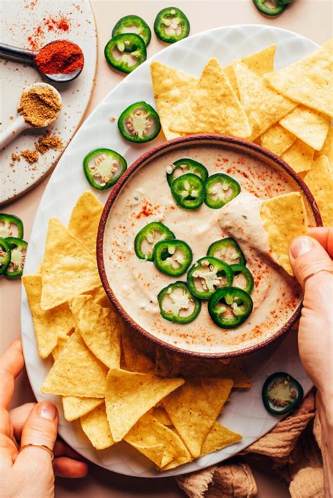 Creamy Vegan White Bean Queso Minimalist Baker Recipes