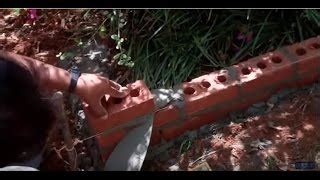 Brick Flower Bed Borders Woodworking Challenge