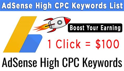 Highest Paying Keywords Adsense High Cpc Keywords List Cost Per Click