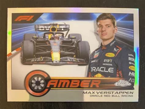 MAX VERSTAPPEN 2023 Topps Chrome Formule 1 F1 Camber Red Bull CAM