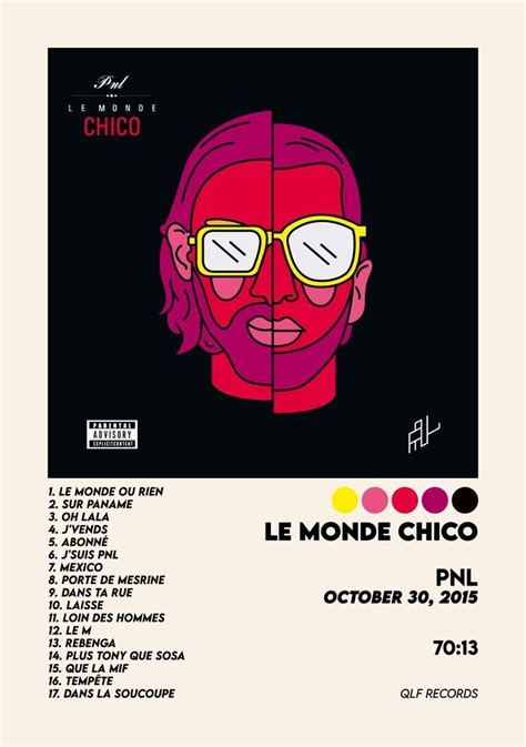 Affiche De Couverture D Album De Musique Le Monde Chico Par QLF