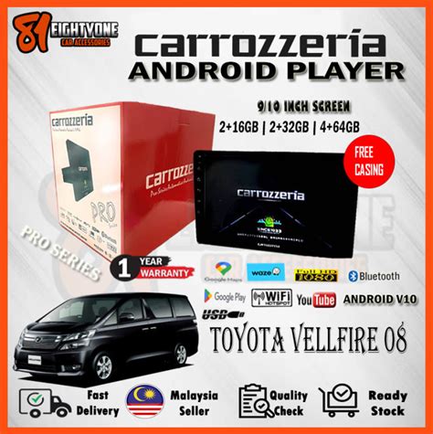 Original Android Player Carrozzeria Pro Series Inch Gb