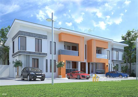 2 bedroom block of flats (Ref. 2026) - NIGERIAN HOUSE PLANS