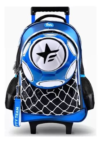 Mochila Footy Pelota Fútbol 3d Con Luz Led Carro 18 Pulgadas MercadoLibre