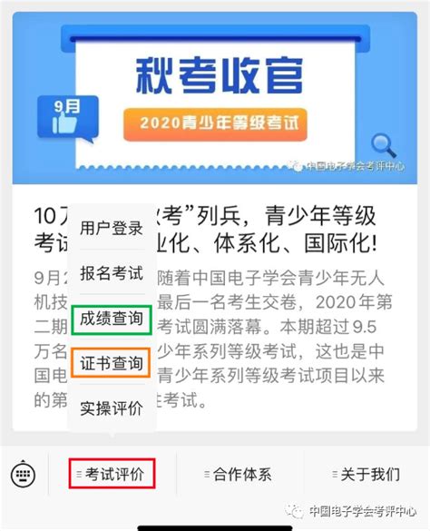 中国电子学会考评中心2020年9月中国电子学会青少年等级考试成绩查询！ Csdn博客