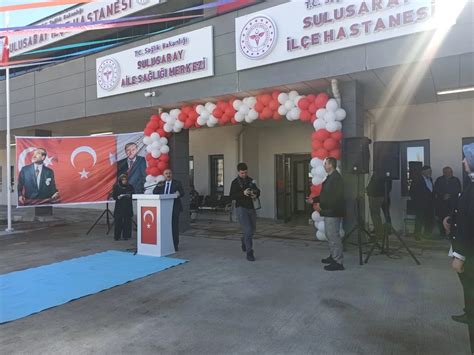 Tokat ın Sulusaray ilçesinde on yataklı İlçe Devlet Hastanesi açıldı