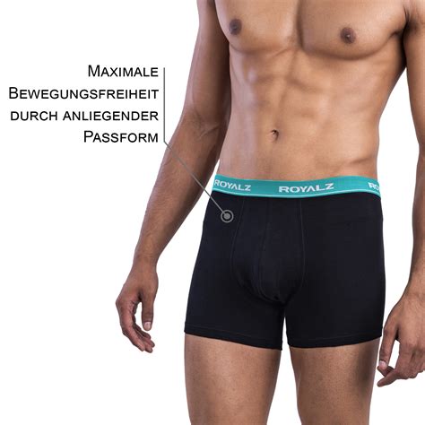 Royalz Herren Boxershorts Men Er Set Klassisch Unterhosen Nahtlos F R