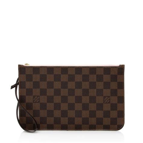 Louis Vuitton Damier Ebene Neverfull MM Pochette