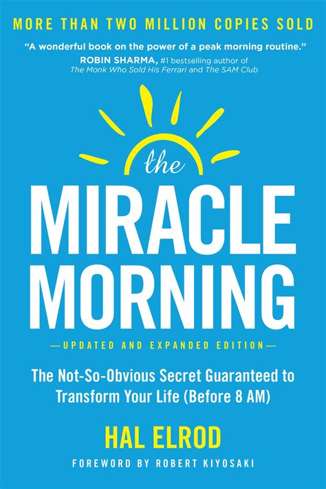 The Miracle Morning Book By Hal Elrod Official Publisher Page