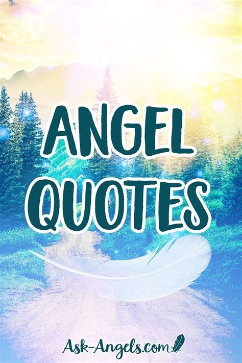 Best Angel Quotes | Get the Top 65 Powerful Quotes about Angels Here | Angel quotes ...