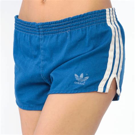 Adidas Shorts 80s JOGGING SHORTS Gym Shorts Navy Blue Running Shorts