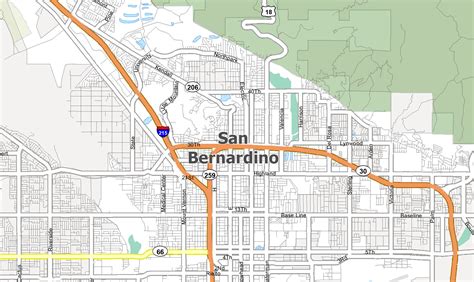 San Bernardino Map California Gis Geography