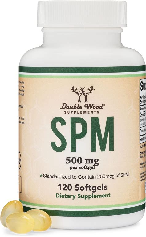 Amazon.com: SPM Max (Specialized Pro-Resolving Mediators) 120 Softgels