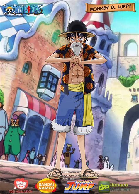 Monkey D Luffy Dressrosa Outfit by donaco on DeviantArt