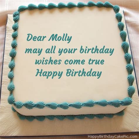 Happy Birthday Cake For Molly