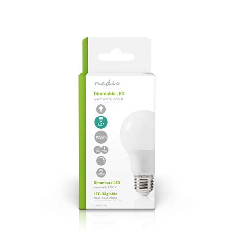 Led Bulb E A Dimmable W Lm K Warm White